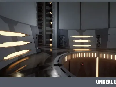 Naboo Theed Core Low-poly 3D model