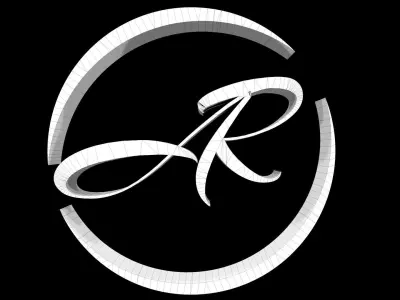 AR Logo 3D Design 3D model