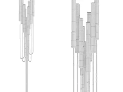gala floor lamp by luxdeco 3D model
