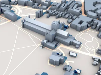 St Albans Cathedral England 3D model