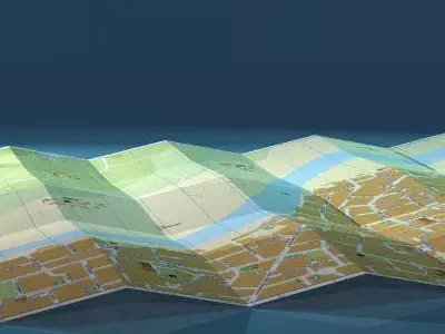 City map 3D model buy