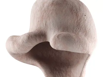  Fertility Form illuminated sculpture Low-poly 3D model