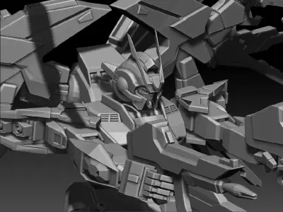 Mecha Vanguard  Enhanced Concept 27 3D model