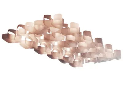 Fabric suspended ceiling 2 3D model