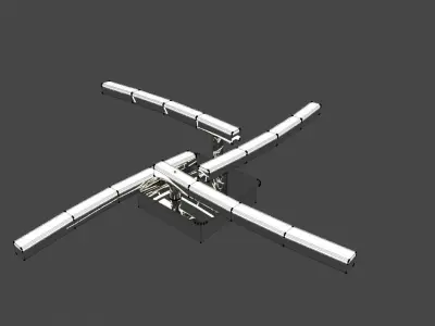 Modern Lamp Low-poly 3D model