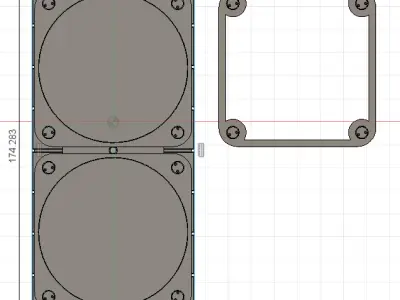 Star Wars Power Outlet Duplex Cover Prop  - Deco Square Style 3D print model