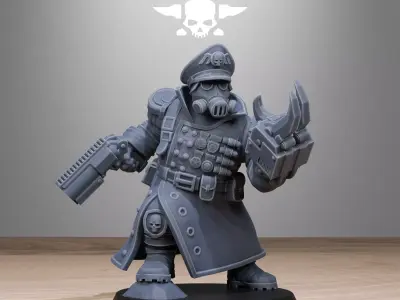FreeGuard Mutant Officer 3D print model