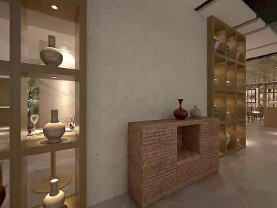 Business Restaurant - Coffee - Banquet  203 3D model