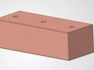 Historic Red Clay Brick CAD Library 166 Variants 3D model