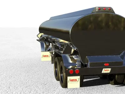 2019 HEIL Petroleum Semi 9500 Gallon Light Weight 3D model