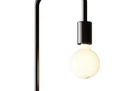 Kazutaka Arched Floor Lamp 3D model