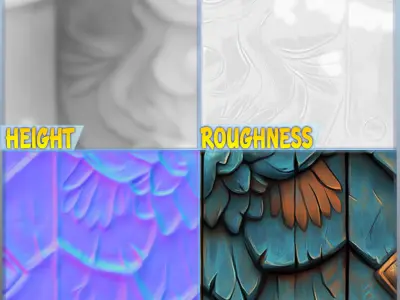 Stylized Wall Seamless Texture Texture 118