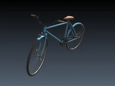 Low-Poly Bus Stop Pack Free low-poly 3D model