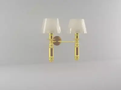 Wall  Sconce Model One Low-poly 3D model
