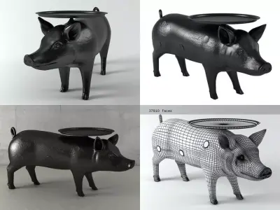 Pig Table 3D model