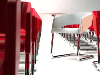 M - pair of chairs 3D model