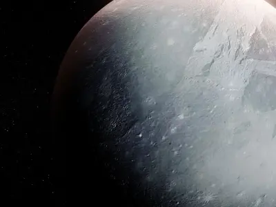 Photorealistic Pluto 8k Textures 3D Model Low-poly 3D model