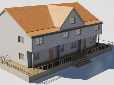 Family house 3D 3D model