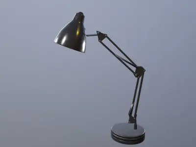Desk Lamp Game Ready Low-poly 3D model
