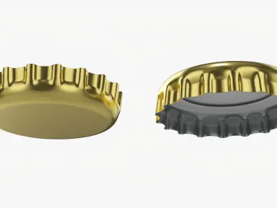 Beer cap 02 3D model