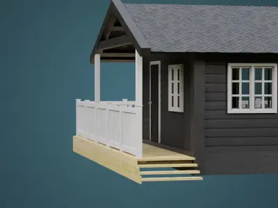  scandinavian house 3D model