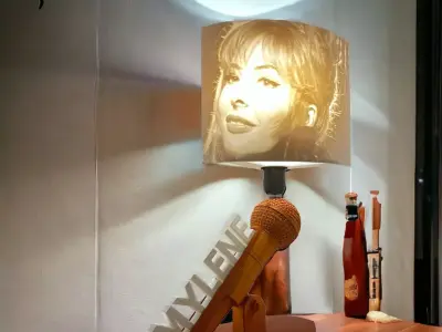 Mylene Farmer Lamp E14 3D print file 3D print model