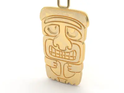 Maori pendant jewelry 01 3D print model
