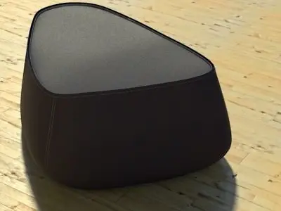 Fjord medium stone black 3D model