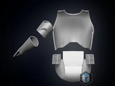Phase 2 Clone Trooper Armor 3D print model