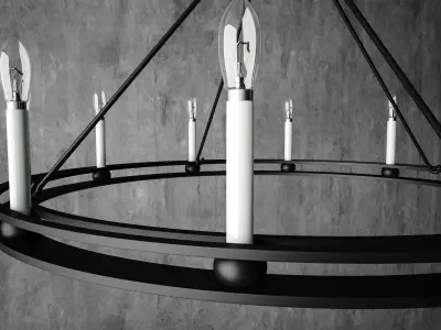 Troy Lighting - Hudson Valley Lighting Group - Sutton F6237 3D model