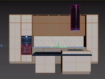 kitchen 3D model 11