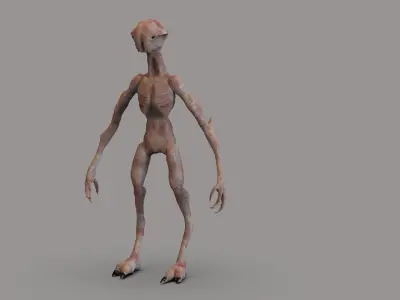 Fantasy Creature Low-poly 3D model