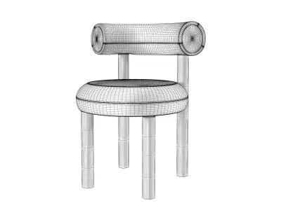 Fat Dining Chair 3D model