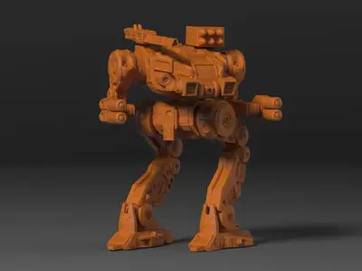 Mech- Baphomech Darkest Goat  3D print model