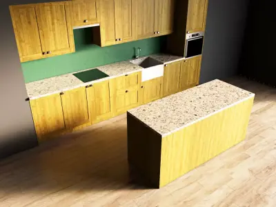 70-Kitchen10 texture 6 3D model