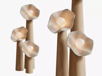Floor lamp Joanneodisho Bloom 3D model