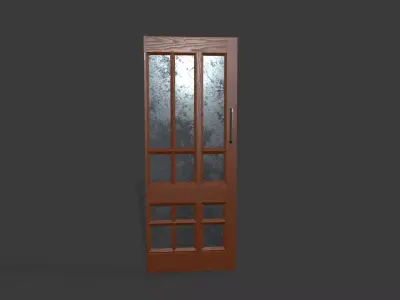Door R Low-poly 3D model