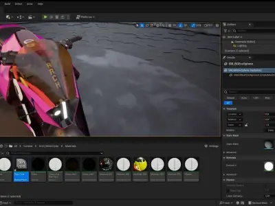 Cyberpunk Motorcycle 3D model