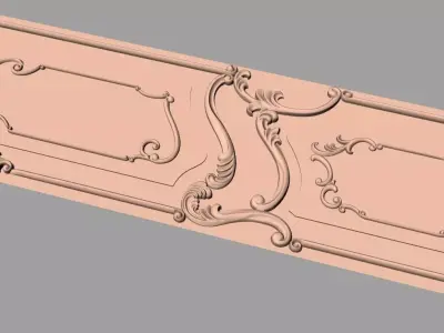 3D carved model furniture 3D design used for artcam aspire E791 3D model