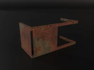 Barricade Pack Low-poly 3D model