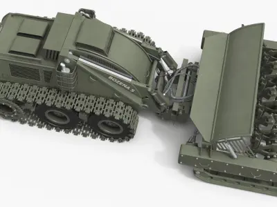  Bozena 5 Remote Mine Clearance Vehicle Military Green 