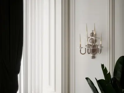 Due Wall Sconce by Venini 3D model