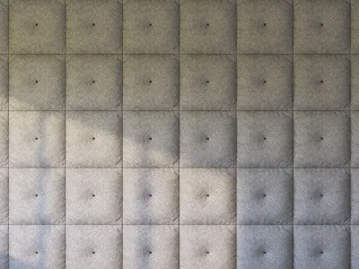 Decorative wall panel black 3D model