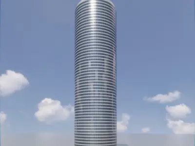 Parametric Building 1b2 3D model
