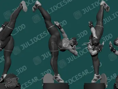 Street fighter - Chun Li 3D print model