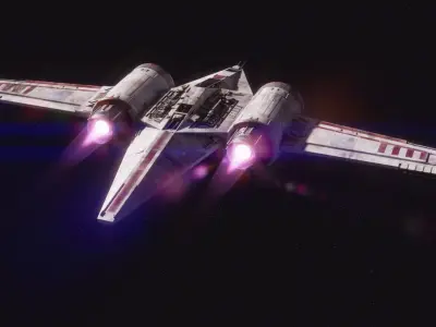 Incom BT-47C T-Wing Strategic Bomber 3D model