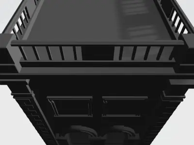 Fantasy Building - Old Timey 3D model