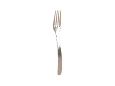 Forks v1 001 Low-poly 3D model