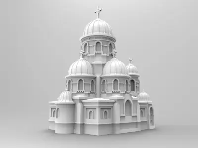 Capriana church Free 3D print model