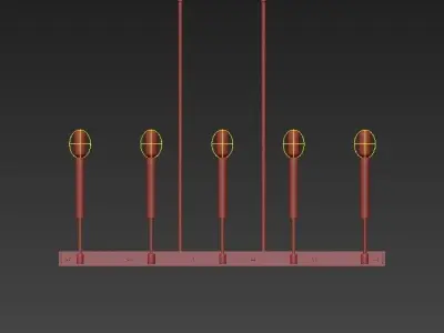elk chandelier 2 3D model